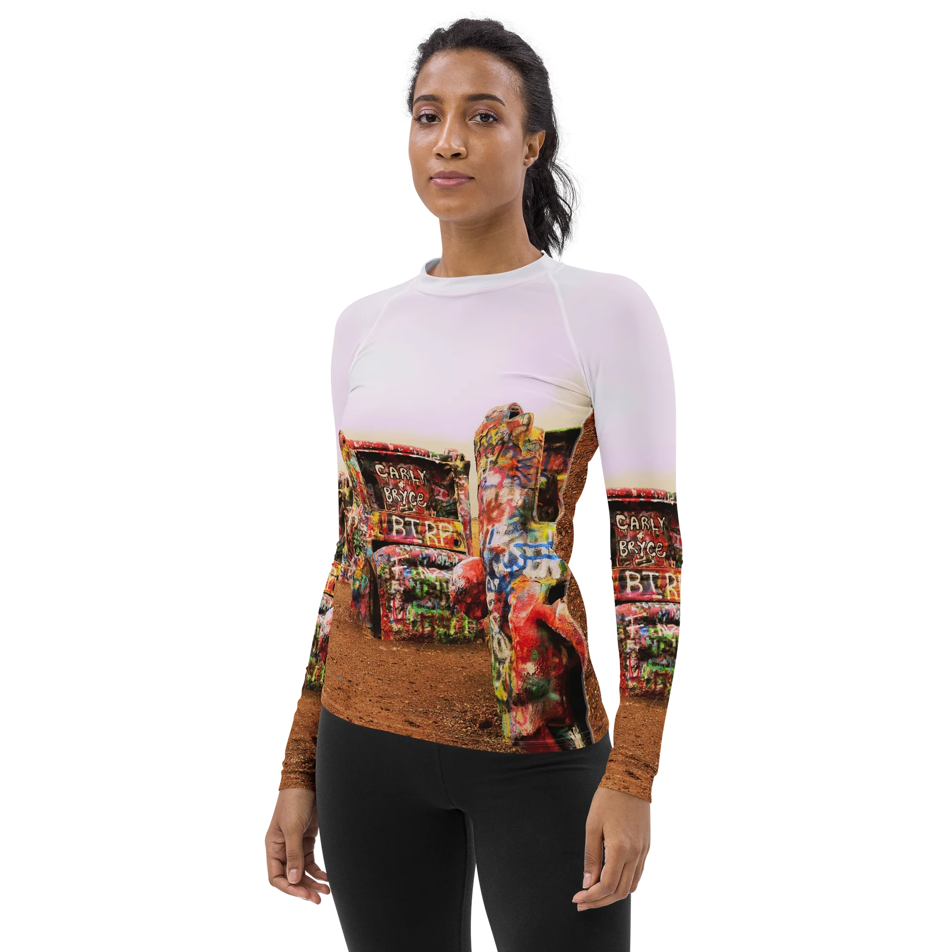 Cadillac Ranch Women's Rash Guard product image (3)