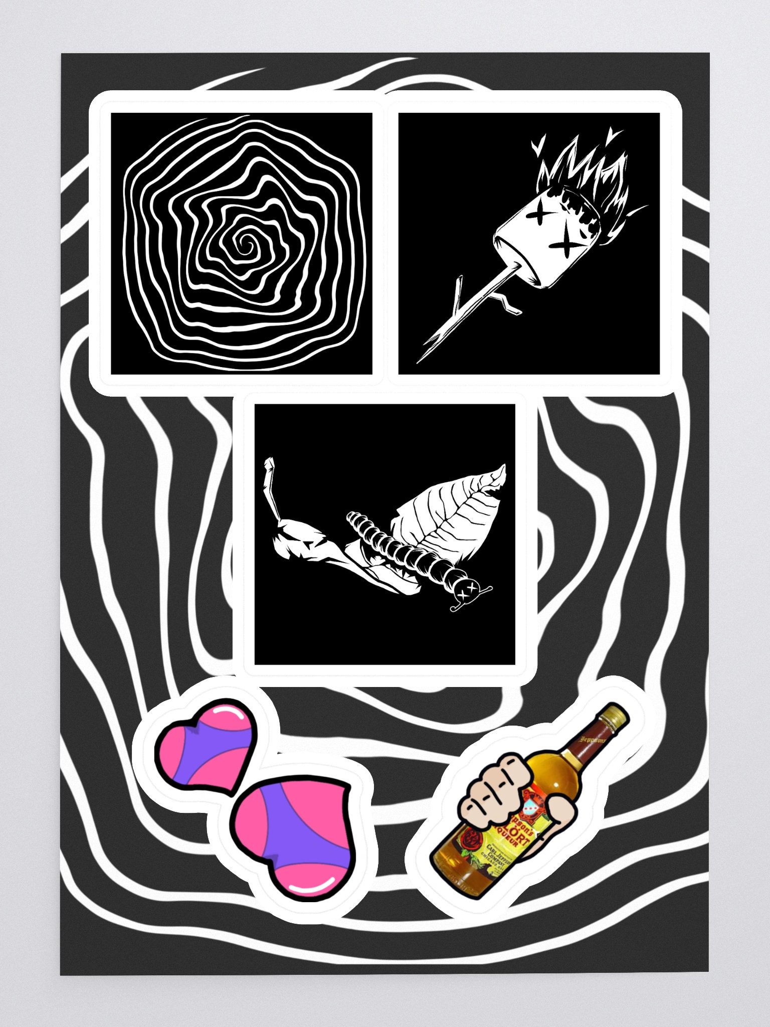 DEATH BY FALL xx | STICKER PACK product image (3)