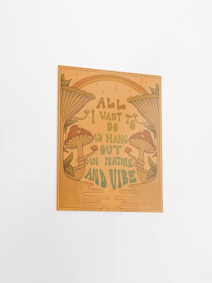 Matte Poster - Hang Out and Vibe product image (2)
