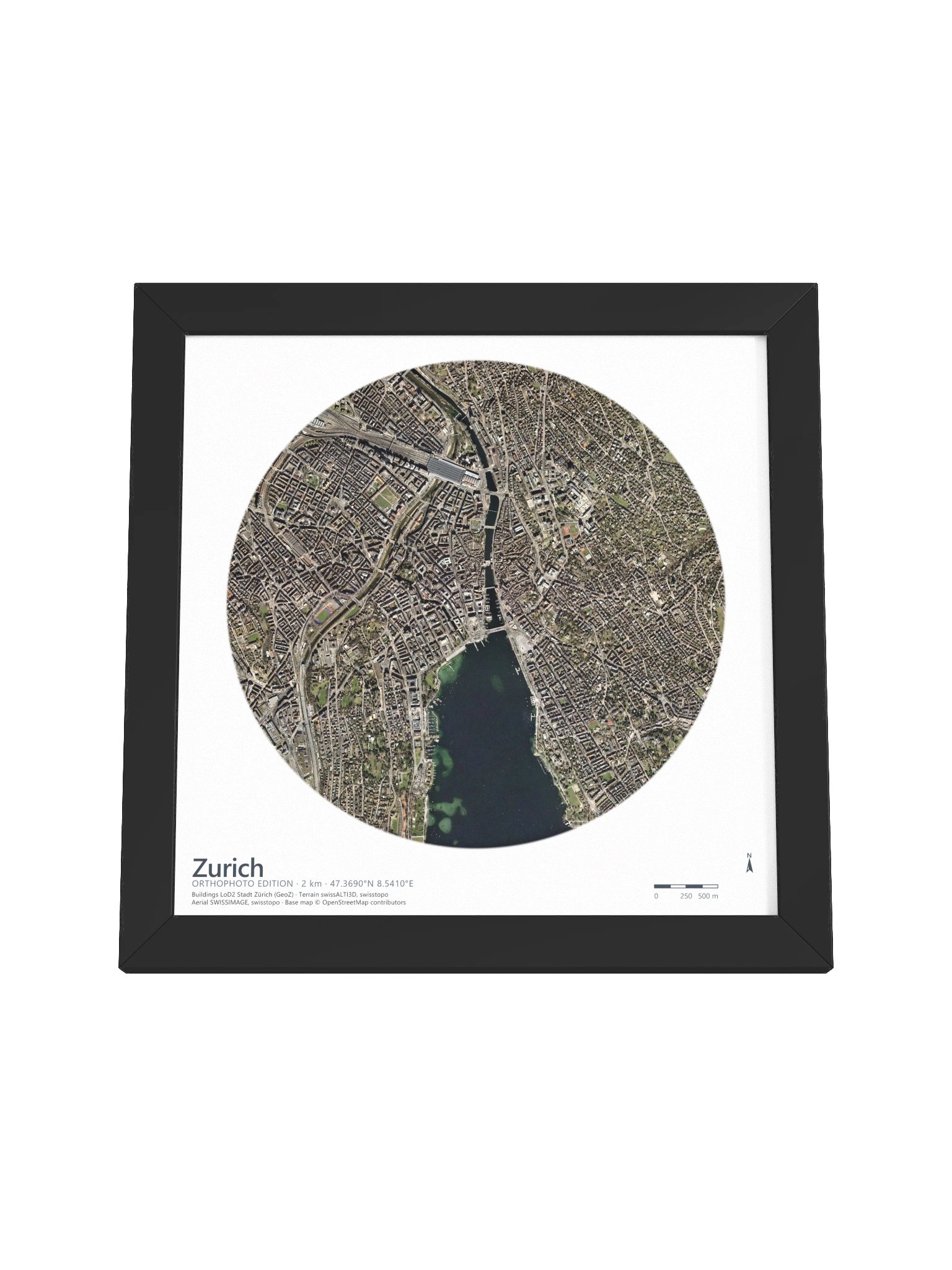 Zurich: 3D City Aerial Map product image (17)