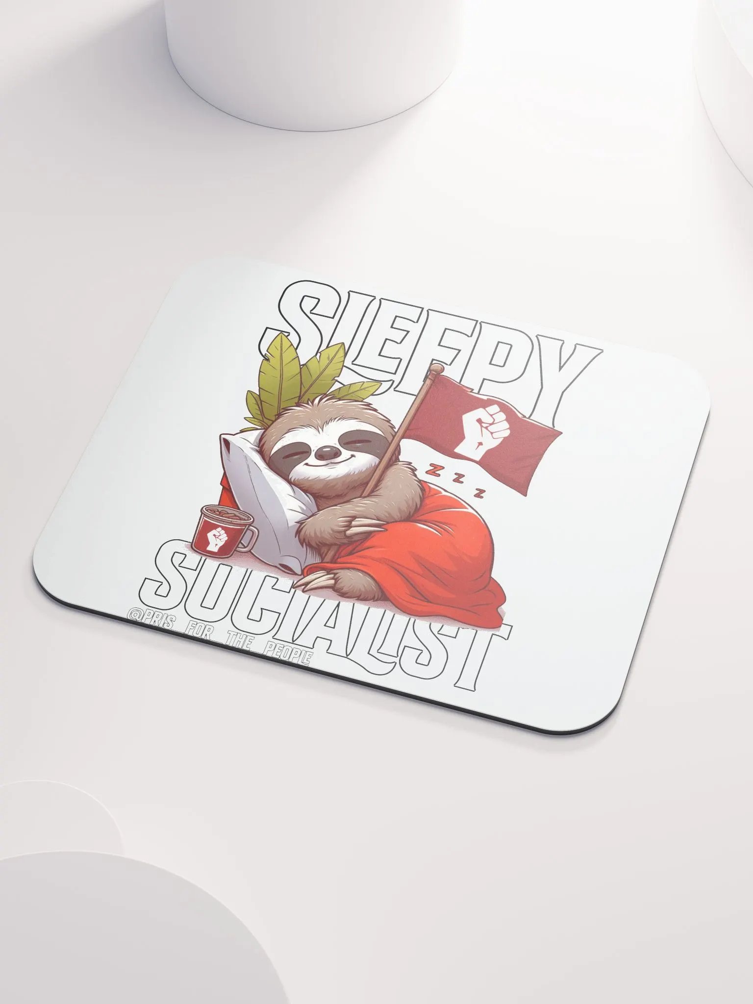Pris - Sleepy Socialist Mousepad product image (3)