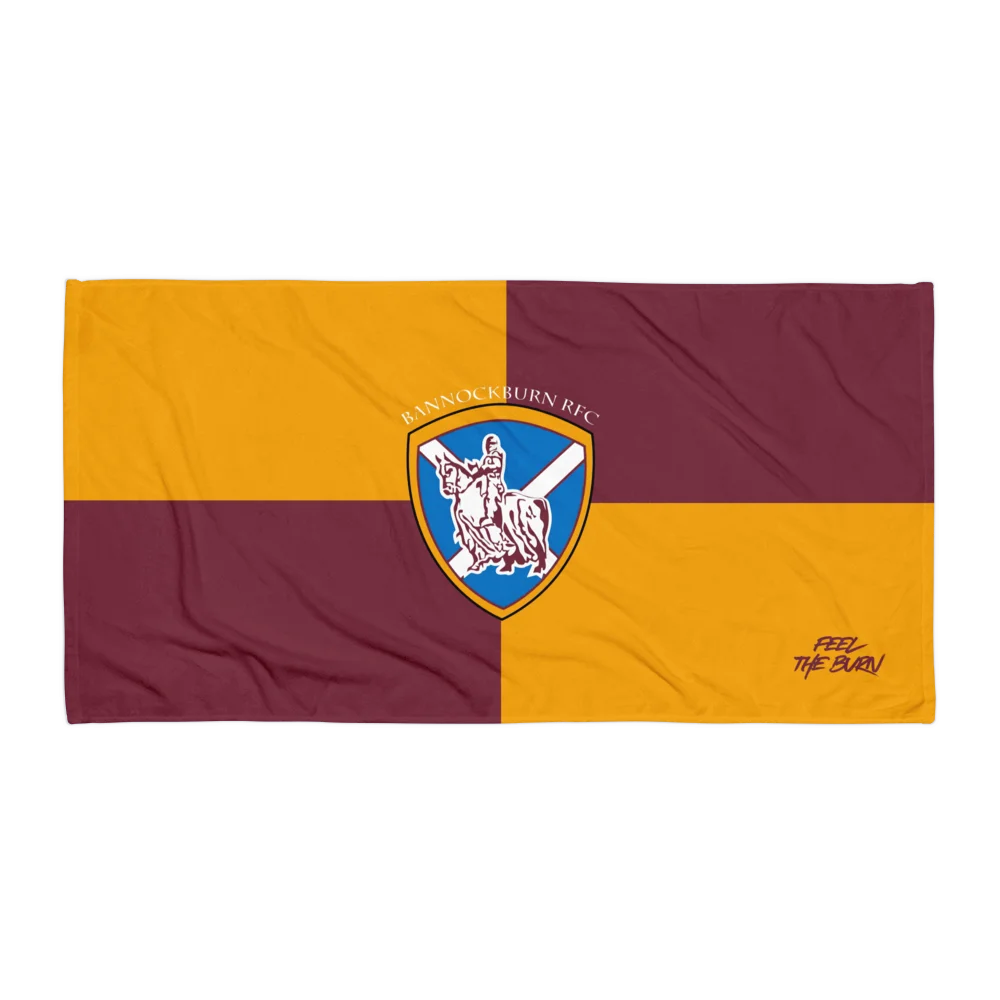 Bannockburn RFC Crest Beach Towel product image (1)