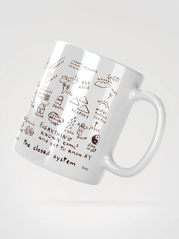 The Closed System White Glossy Mug product image (2)