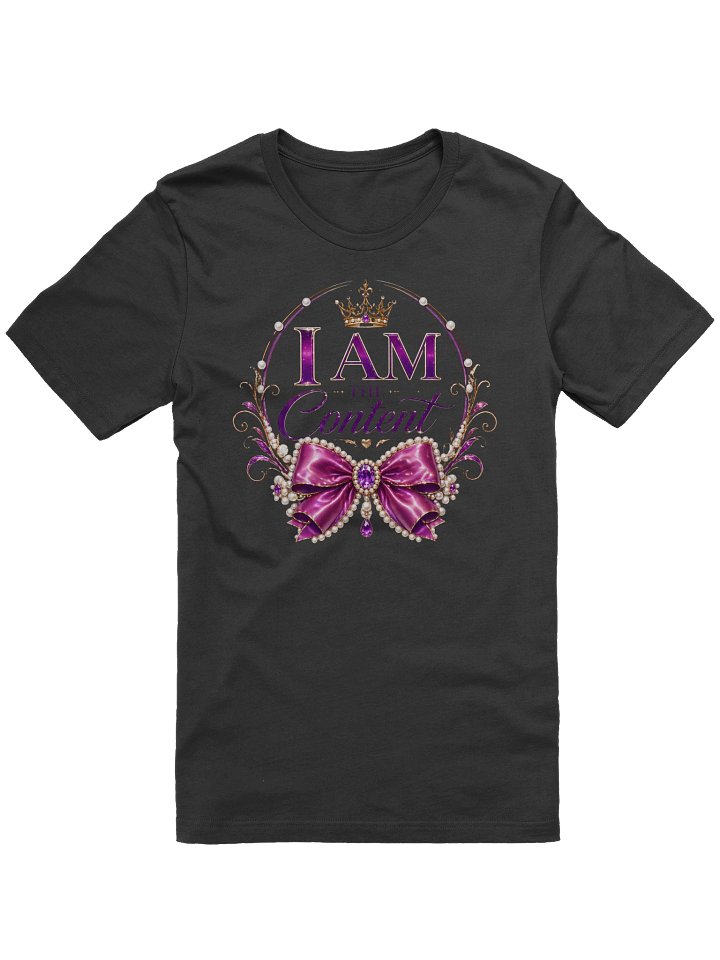 I AM THE Content — Regal Purple & Gold Tee product image (1)