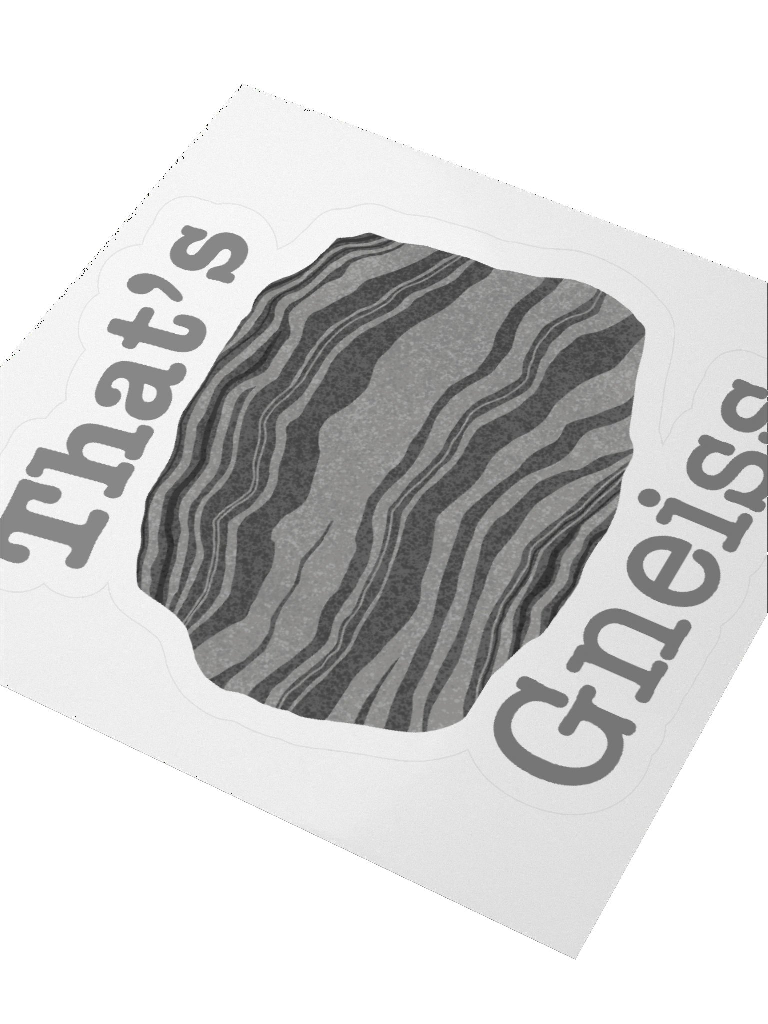 That's Gneiss Kiss Cut Sticker product image (3)