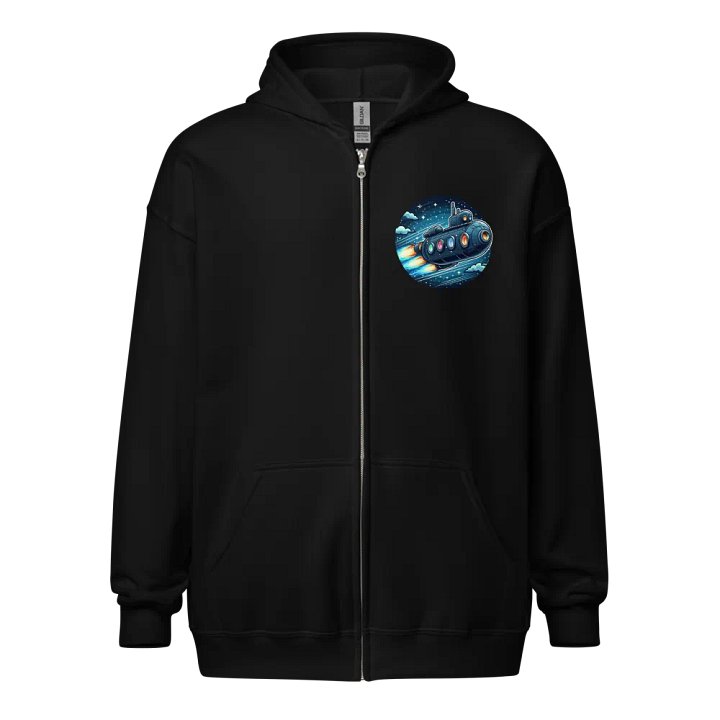RamJet's Submarine Rocket Logo #2 Zip Hoodie product image (1)