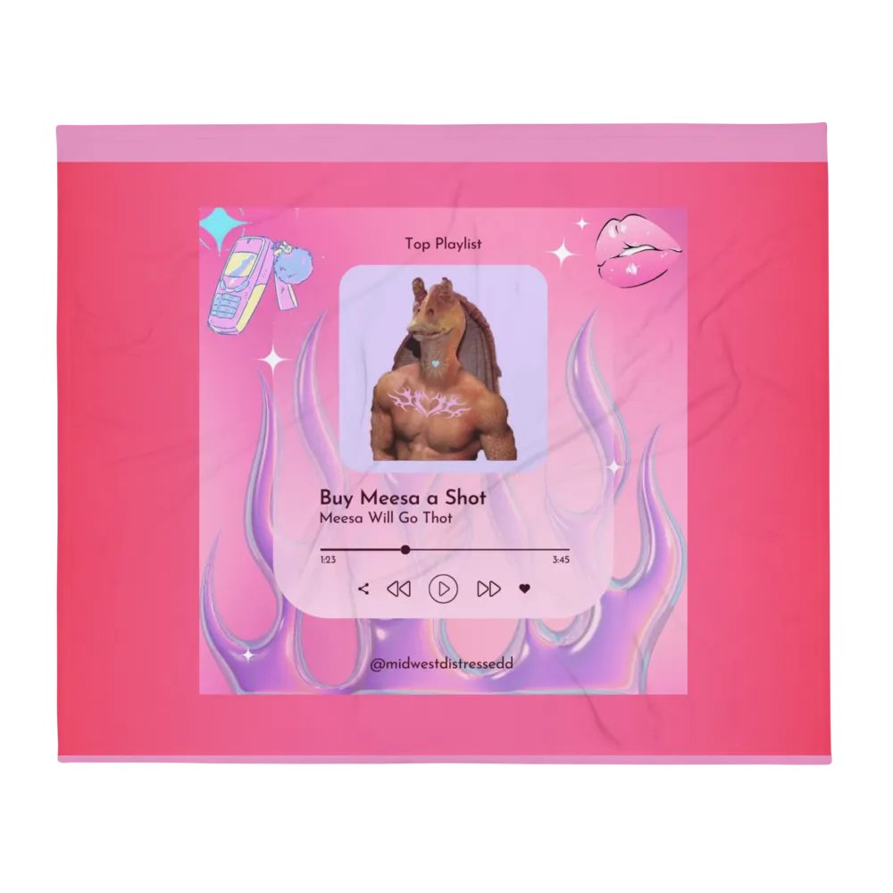 Meesa Will Go Thot - Throw Blanket product image (2)