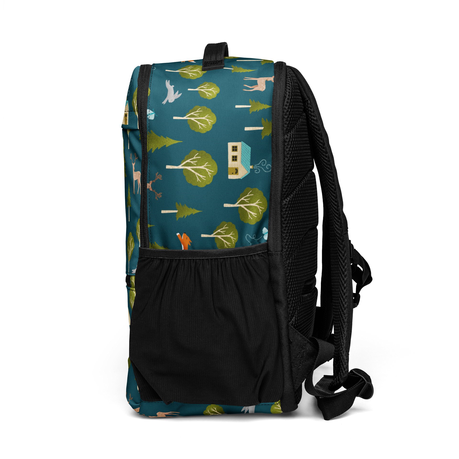 Cozy Cabin and Forest Animals Utility Backpack product image (4)