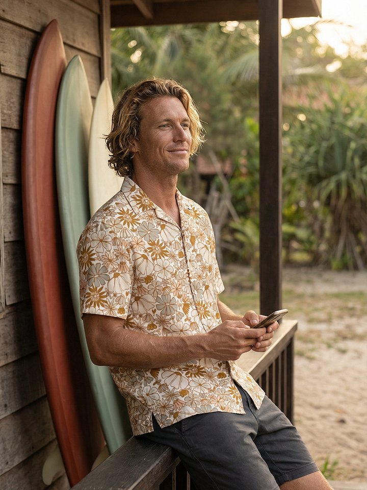 Retro Floral Hawaiian Shirt product image (1)
