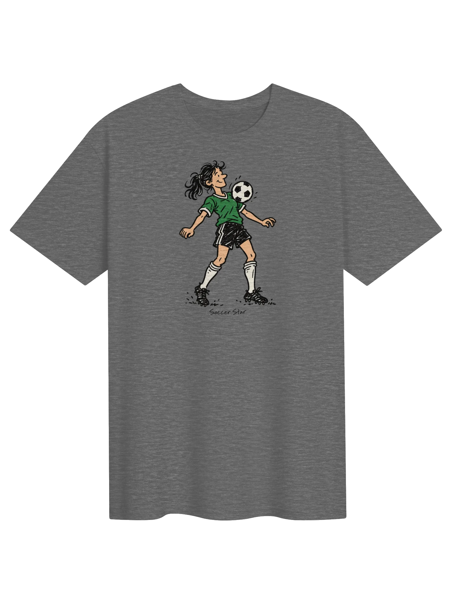 Soccer Star Girl Tee product image (1)