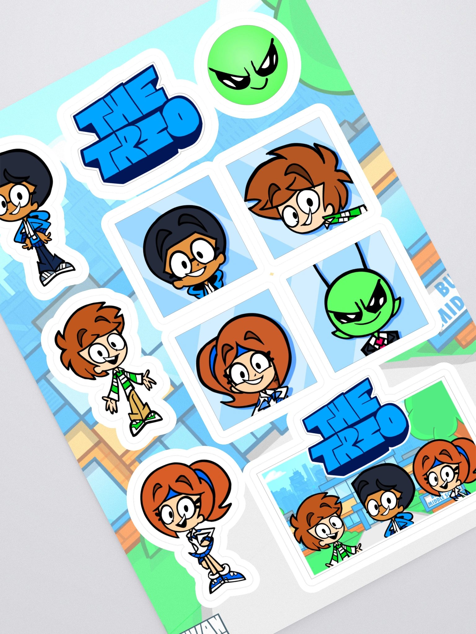 The Trio Sticker Sheet product image (2)