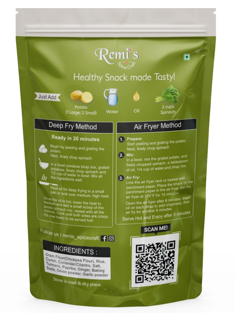 Remi's SpiceCraft Potato Spinach Fritters Mix product image (2)