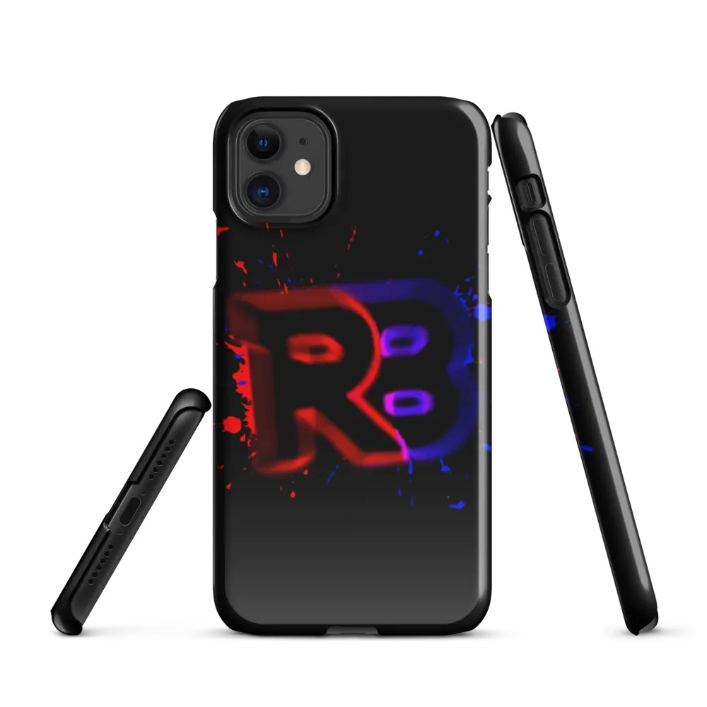 Red & Blue™ 3D Gradient Snap Case product image (1)