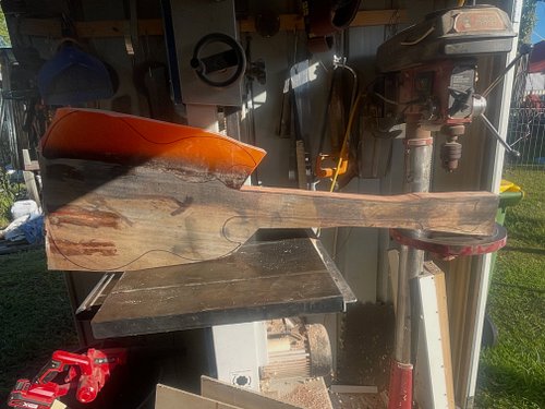 Need to clear some builds out and get cracking on this one piece sg, well it’s sorta one piece, it’ll have a fretboard that’l...