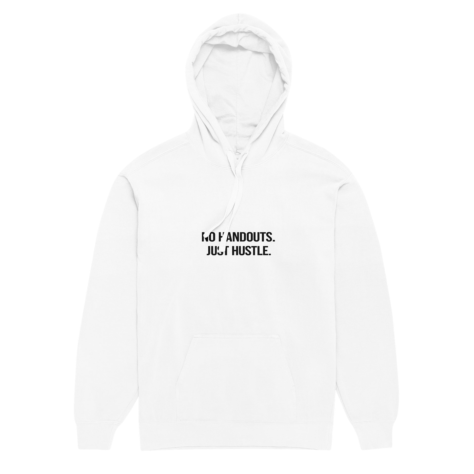NO HANDOUTS. JUST HUSTLE. (White Edition) product image (4)