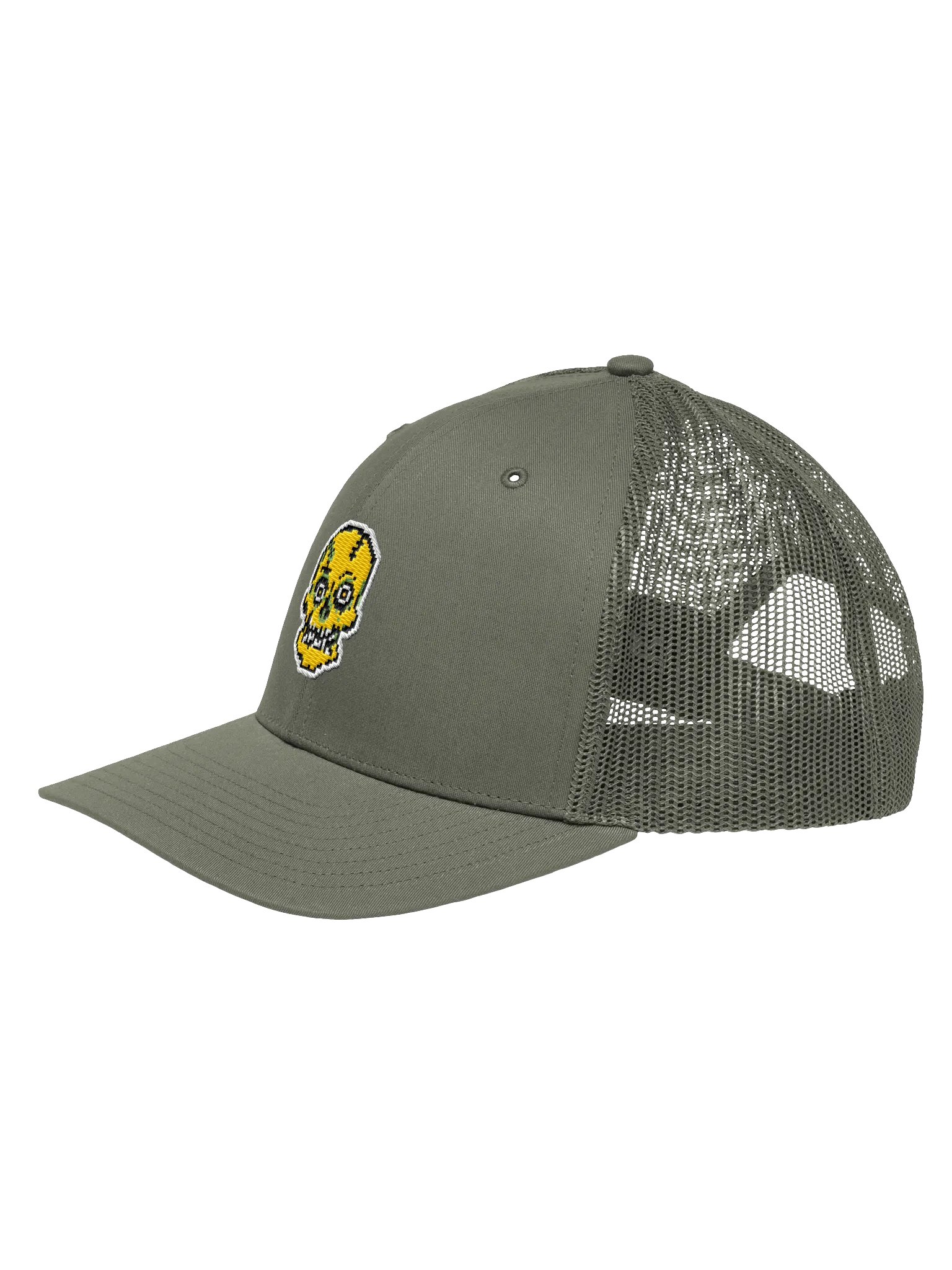 RETRO Chomps Logo Skull Snapback Hat product image (7)