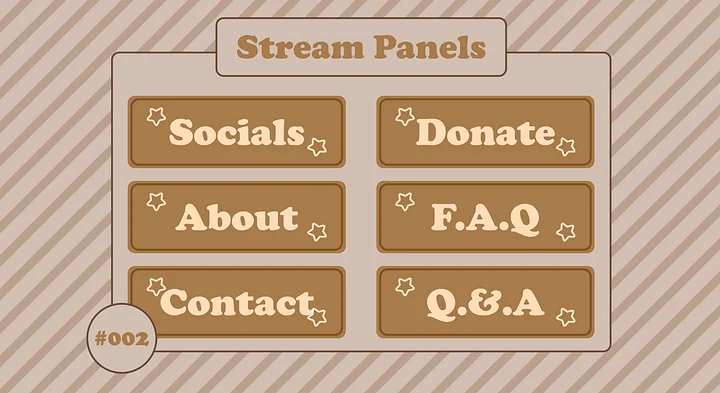 Youtube / Twitch Stream Panels #002 product image (2)
