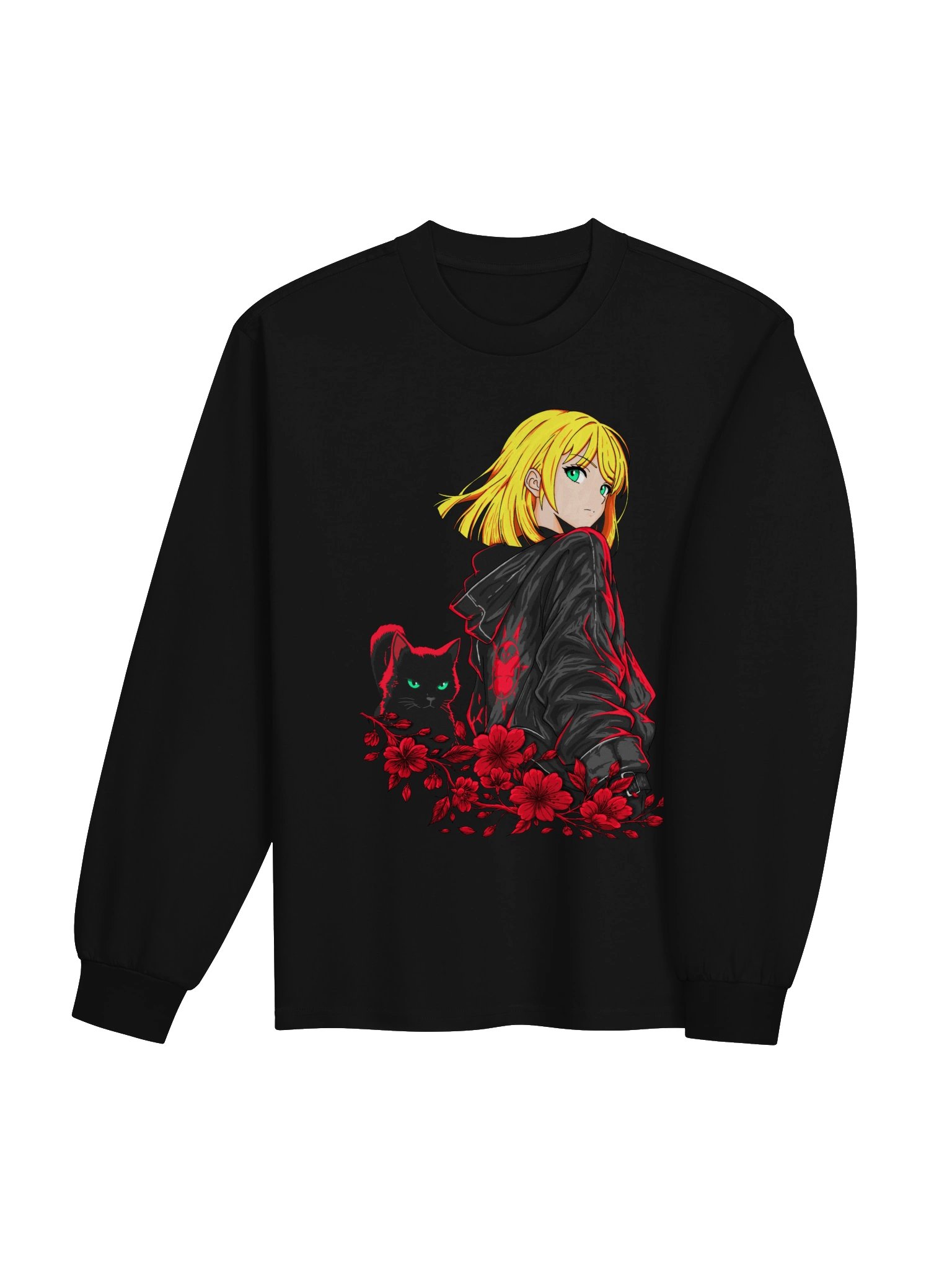 Midnight Bloom Long Sleeve T-Shirt product image (4)