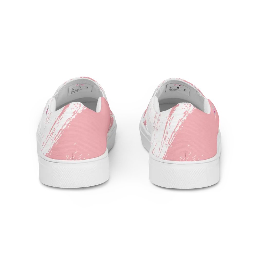 Women'sBrushstroke Pink Slip-Ons product image (5)
