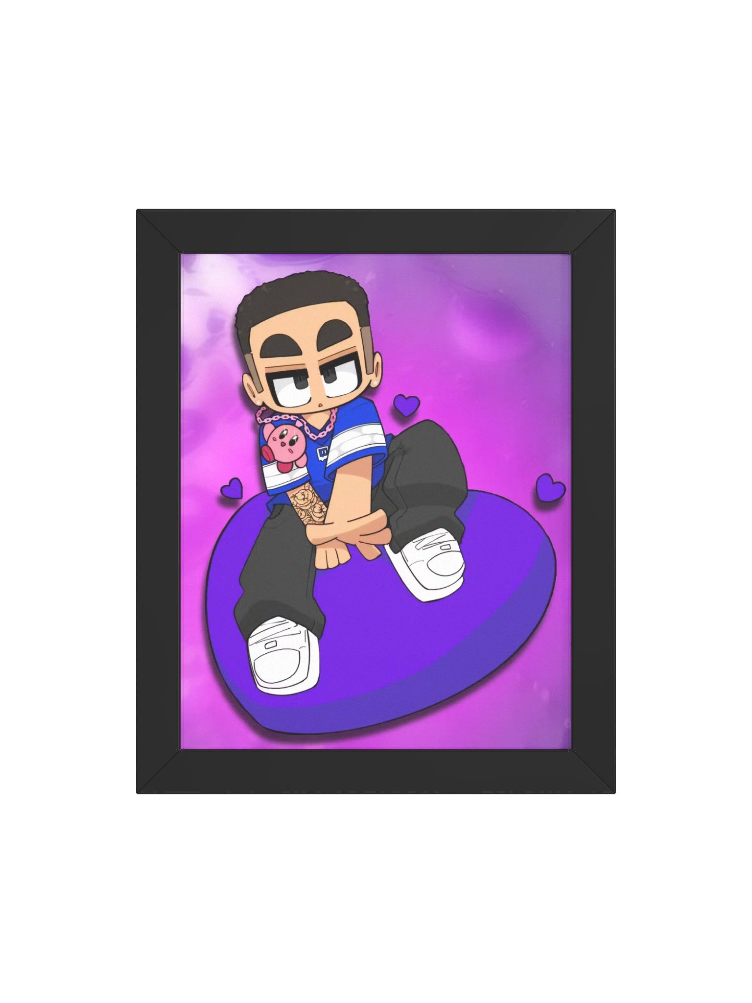 PURPLE HEARTZ Framed Poster product image (43)