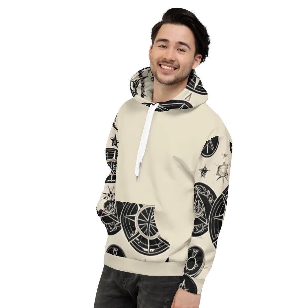 Cream & Black Symbology Hoodie product image (7)