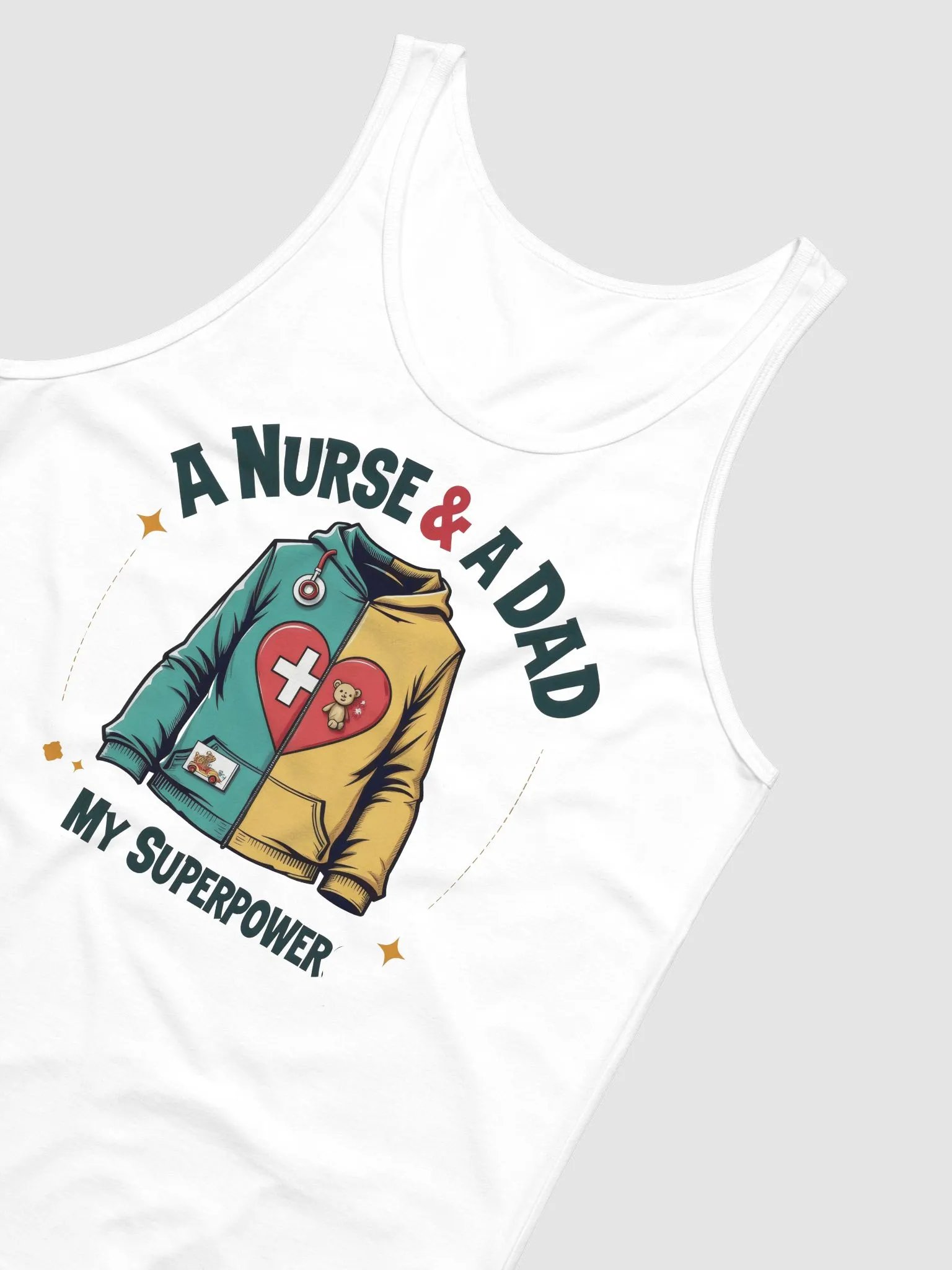 Superhero Nurse & Dad Tank product image (16)