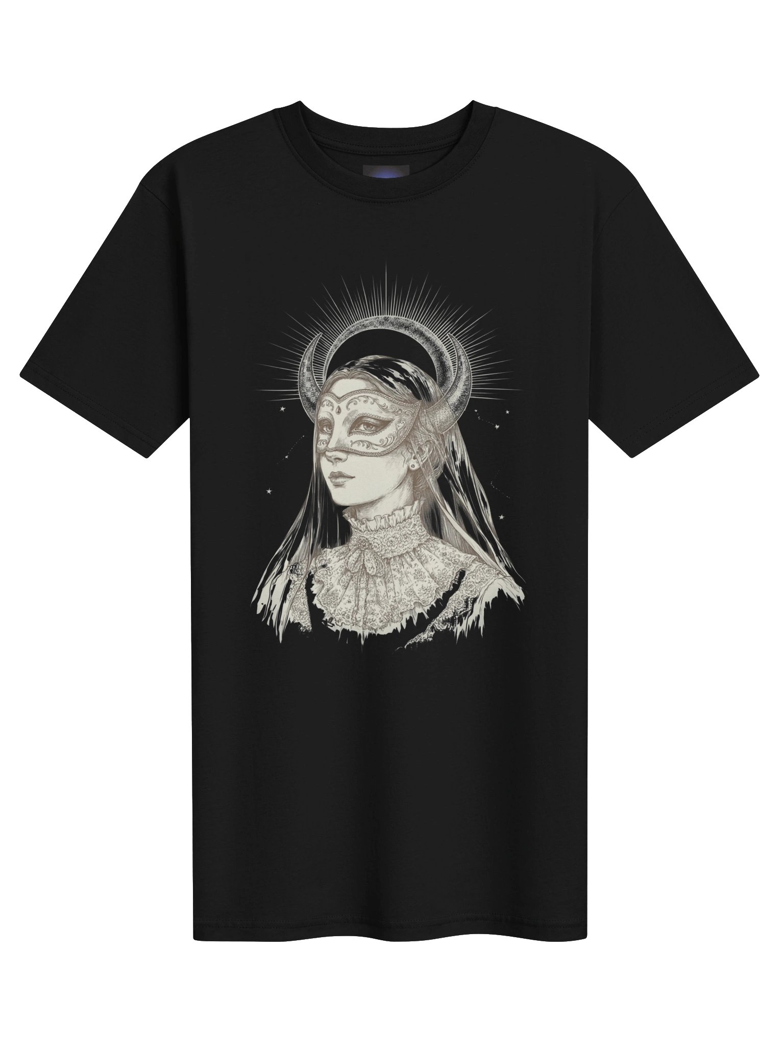 The Masque of Nyx // Horned Countess Heavyweight Tee product image (3)