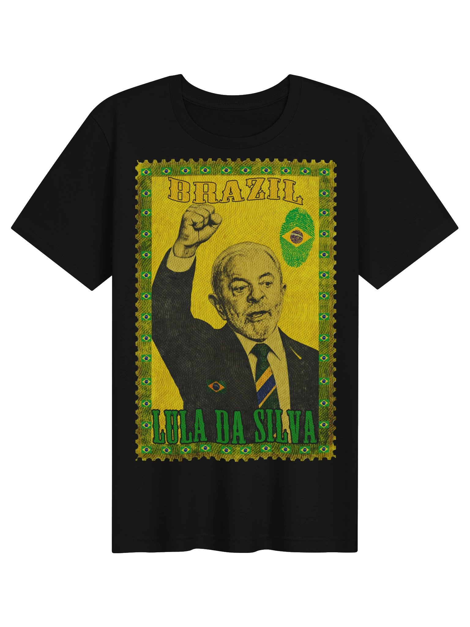 Lula da Silva Vintage Brazil Stamp T-Shirt | Unisex Tee product image (2)