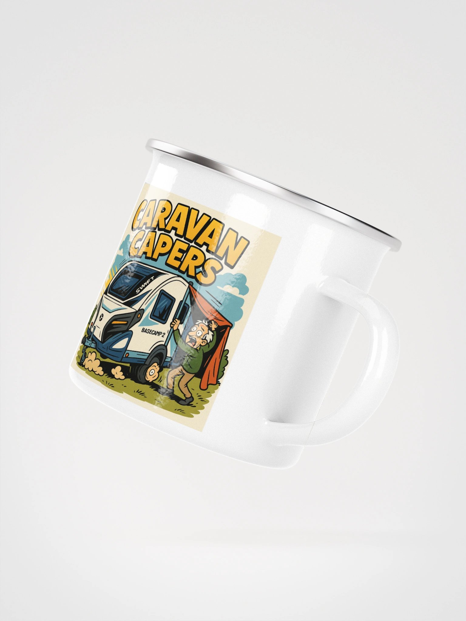 Caravan Capers Enamel Mug product image (3)