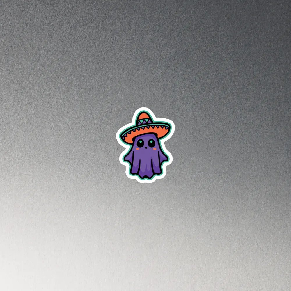 Purple Sombrero Ghost Magnet product image (3)