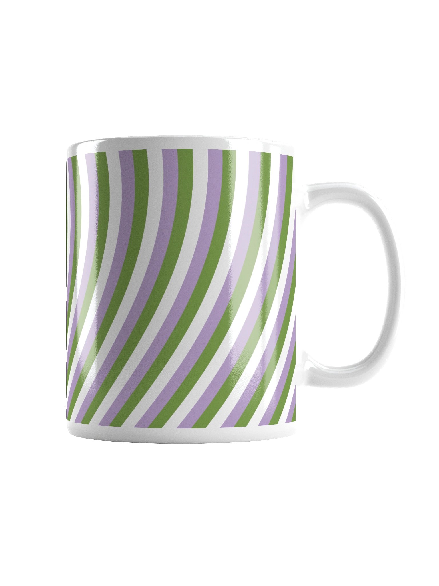 Genderqueer Pride Hearts Mug (Right-handed) product image (2)