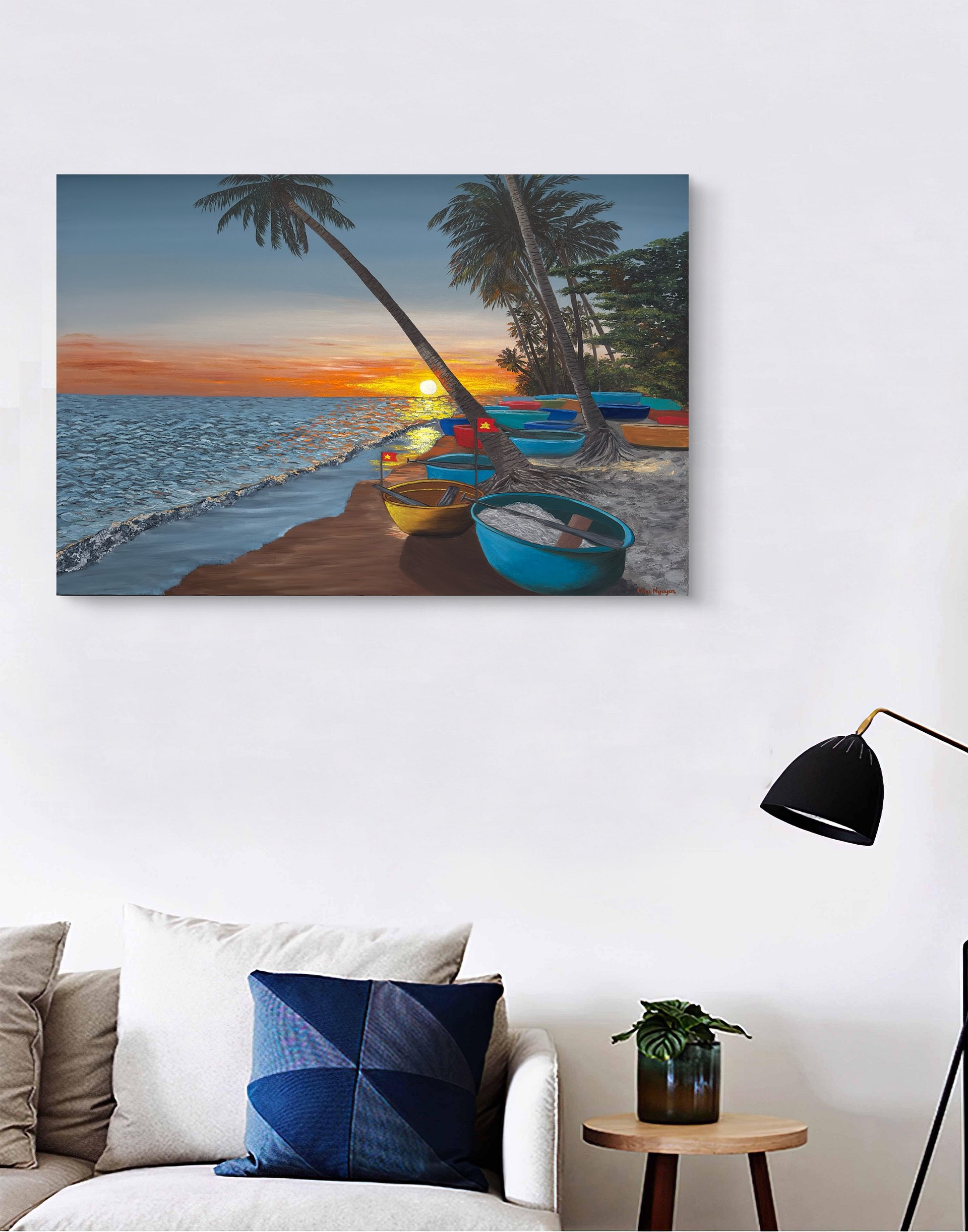 The Fishing Village - Canvas Print product image (9)