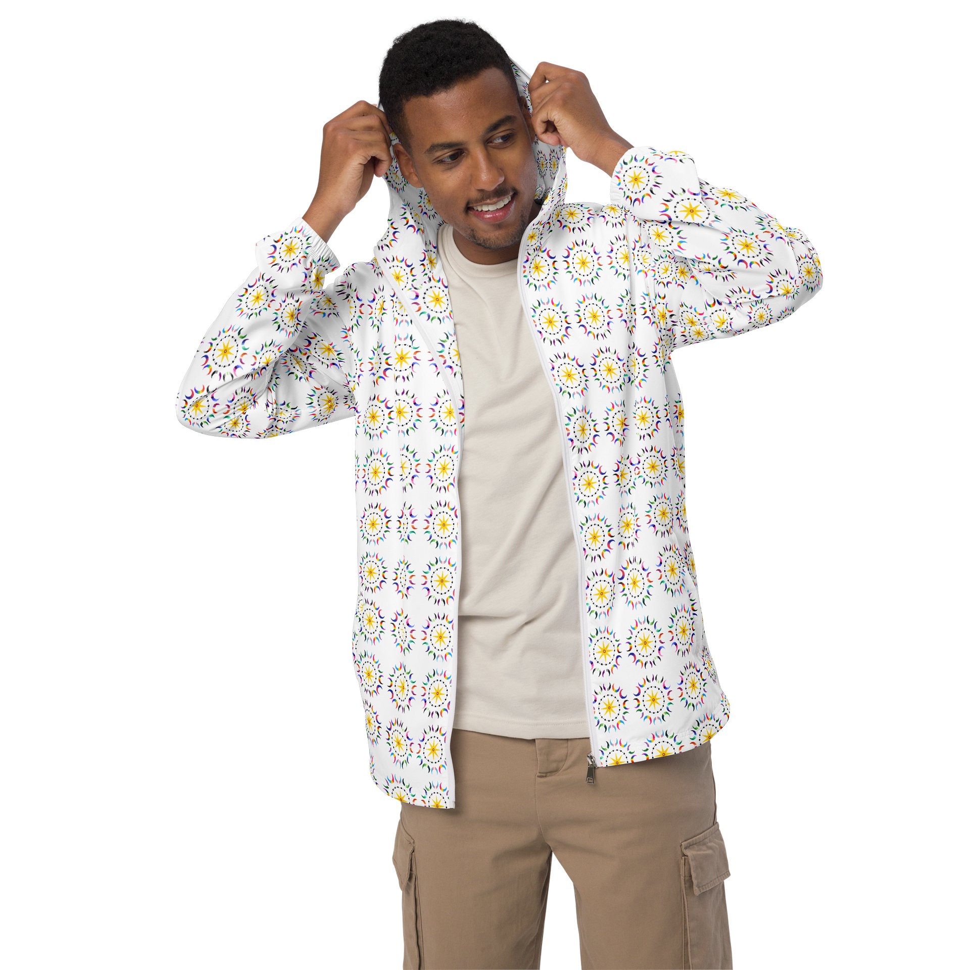 Symmetrical Sunburst Adventure Windbreaker product image (3)