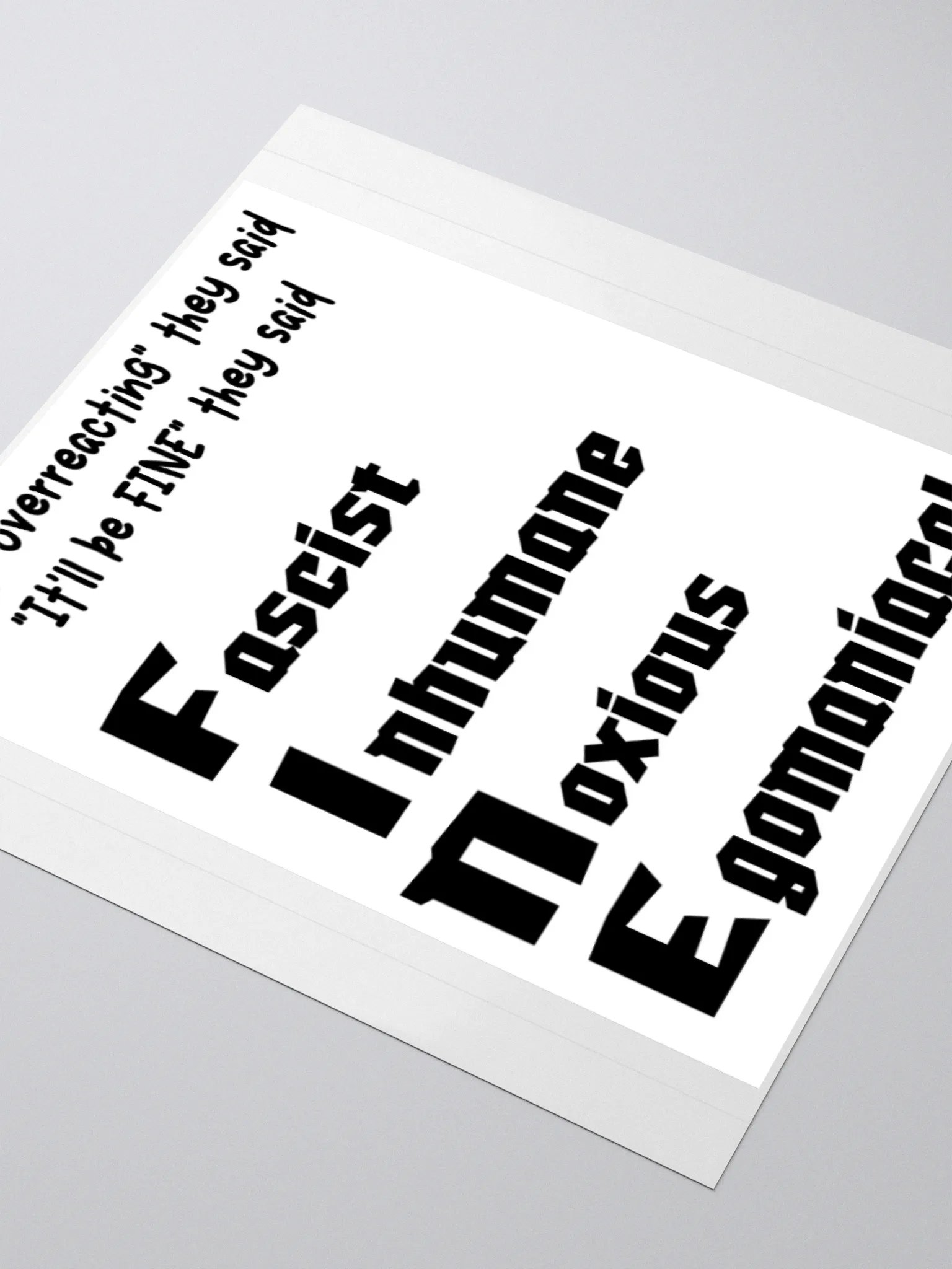 It'll be FINE sticker product image (8)
