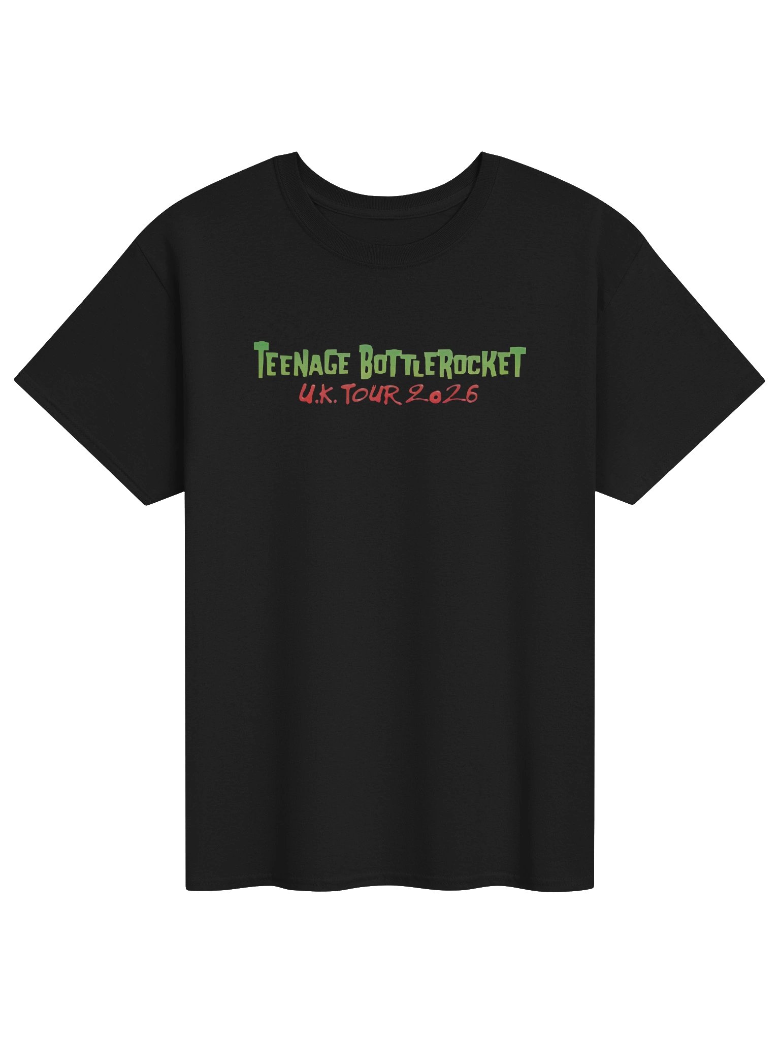 Teenage Bottlerocket UK Tour 2026 Merch Tshirt product image (1)
