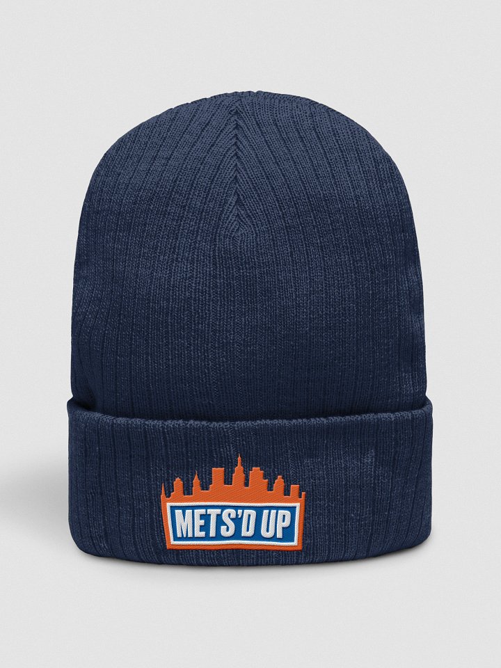 Orange City Ribbed Knit Beanie product image (1)