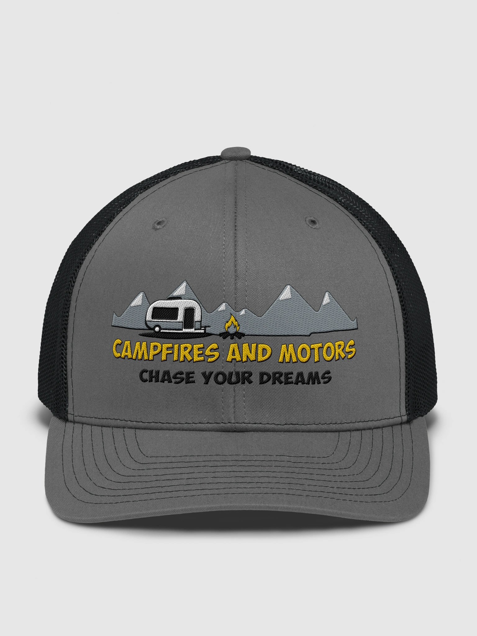 Chase Your Dream Campfires and Motors Trucker Hat product image (2)