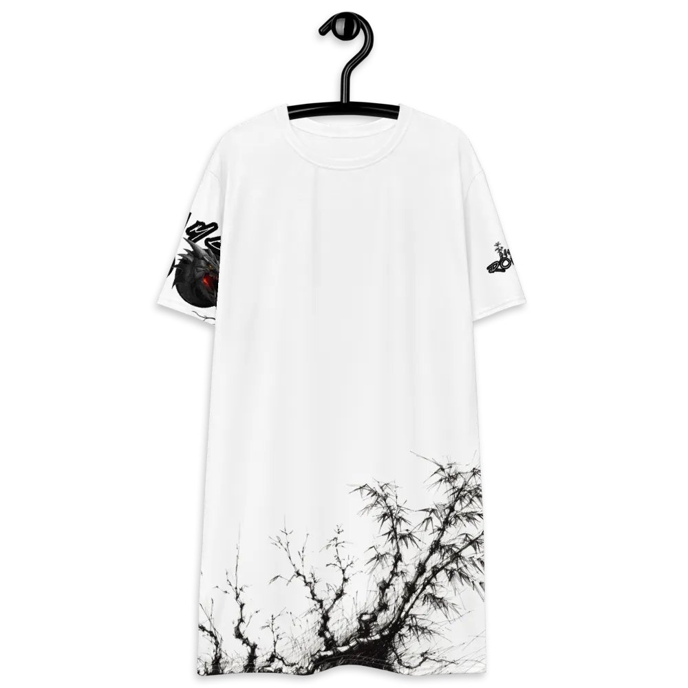 Bamboo Print T-Shirt Dress product image (4)