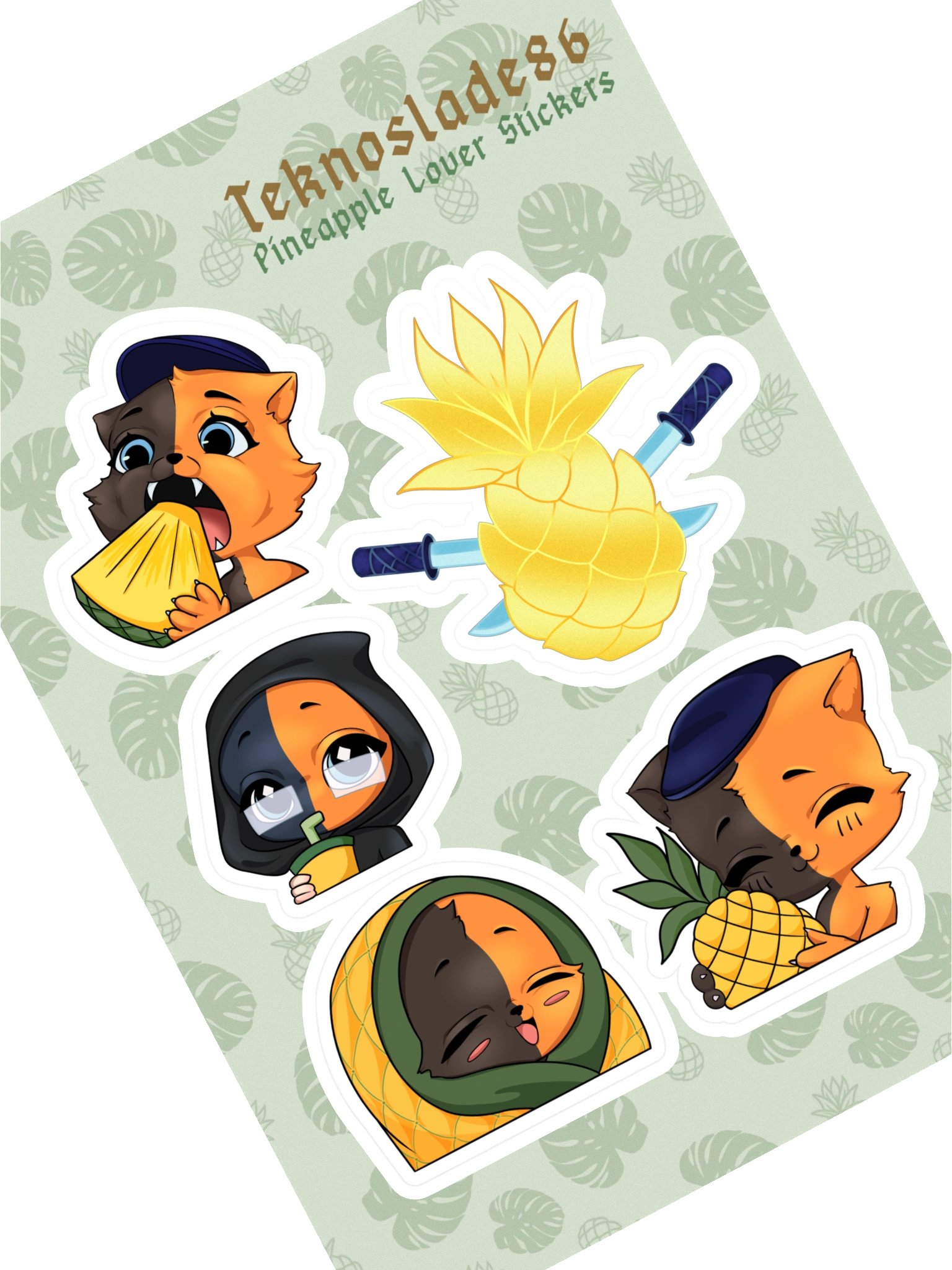 Pineapple Lover Stickers product image (1)