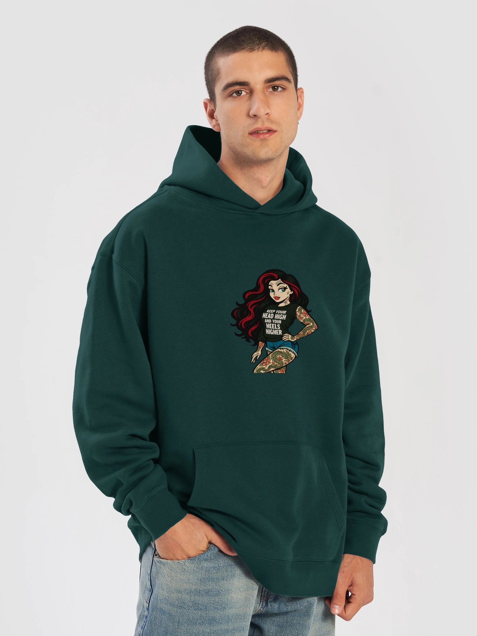 Skarlitt's Portrait, Men’s Streetstyle Pullover Hoodie product image (1)