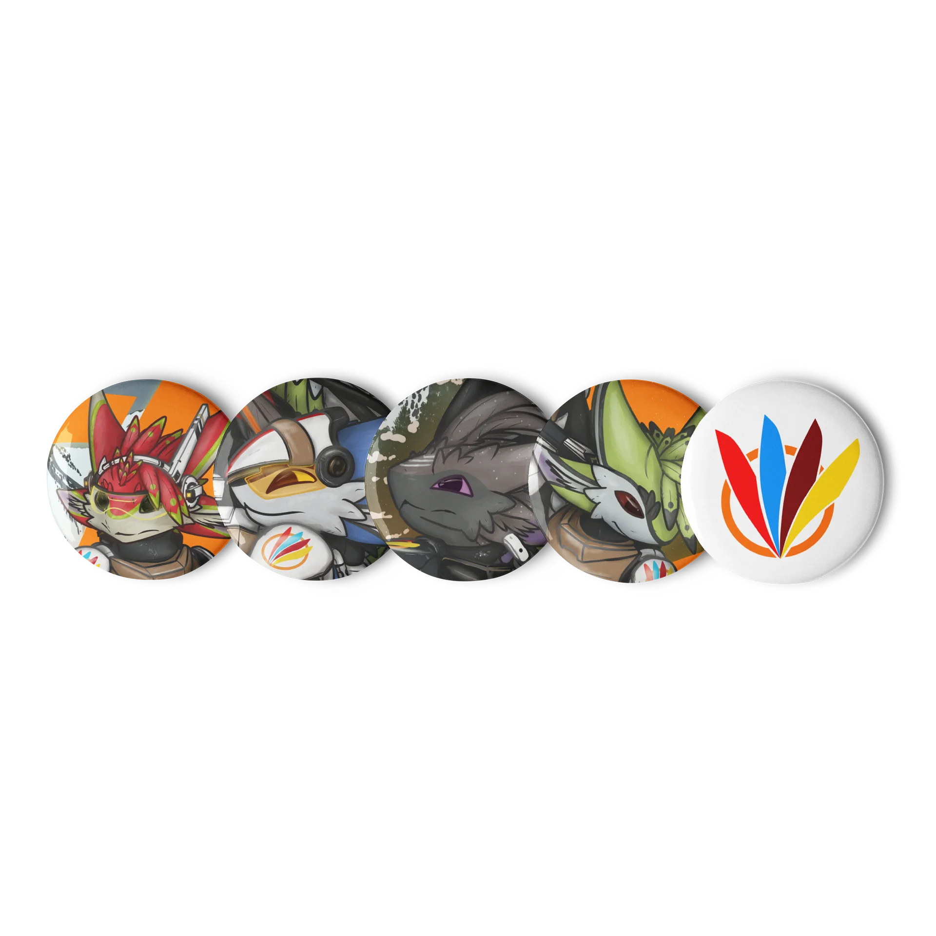 Rarefeather Pack Pins product image (1)