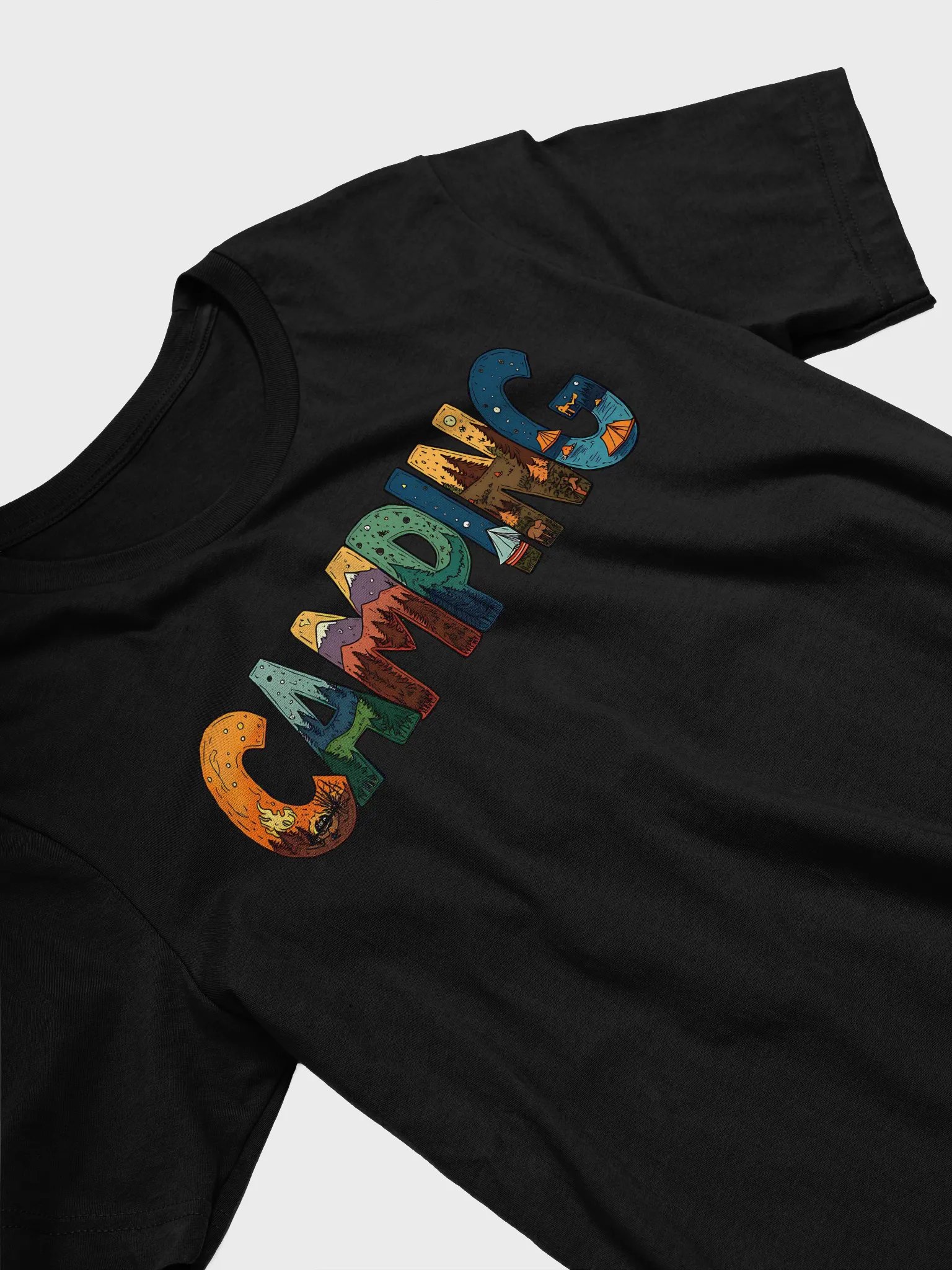 Camping Cartoon Illustration Fun Lettering product image (4)