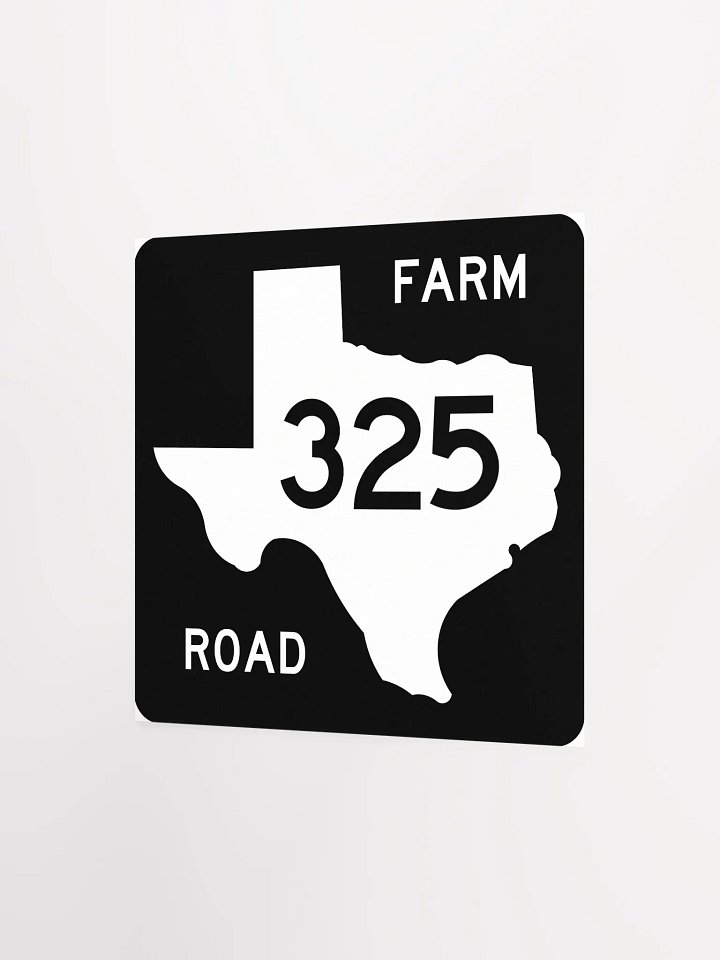Texas Farm Road Sign FM 325 Poster product image (4)