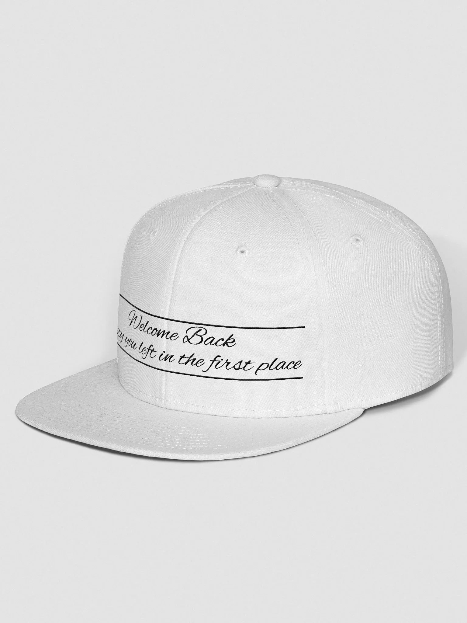 Ducks Crazy Saying Hat Black Lettering product image (2)