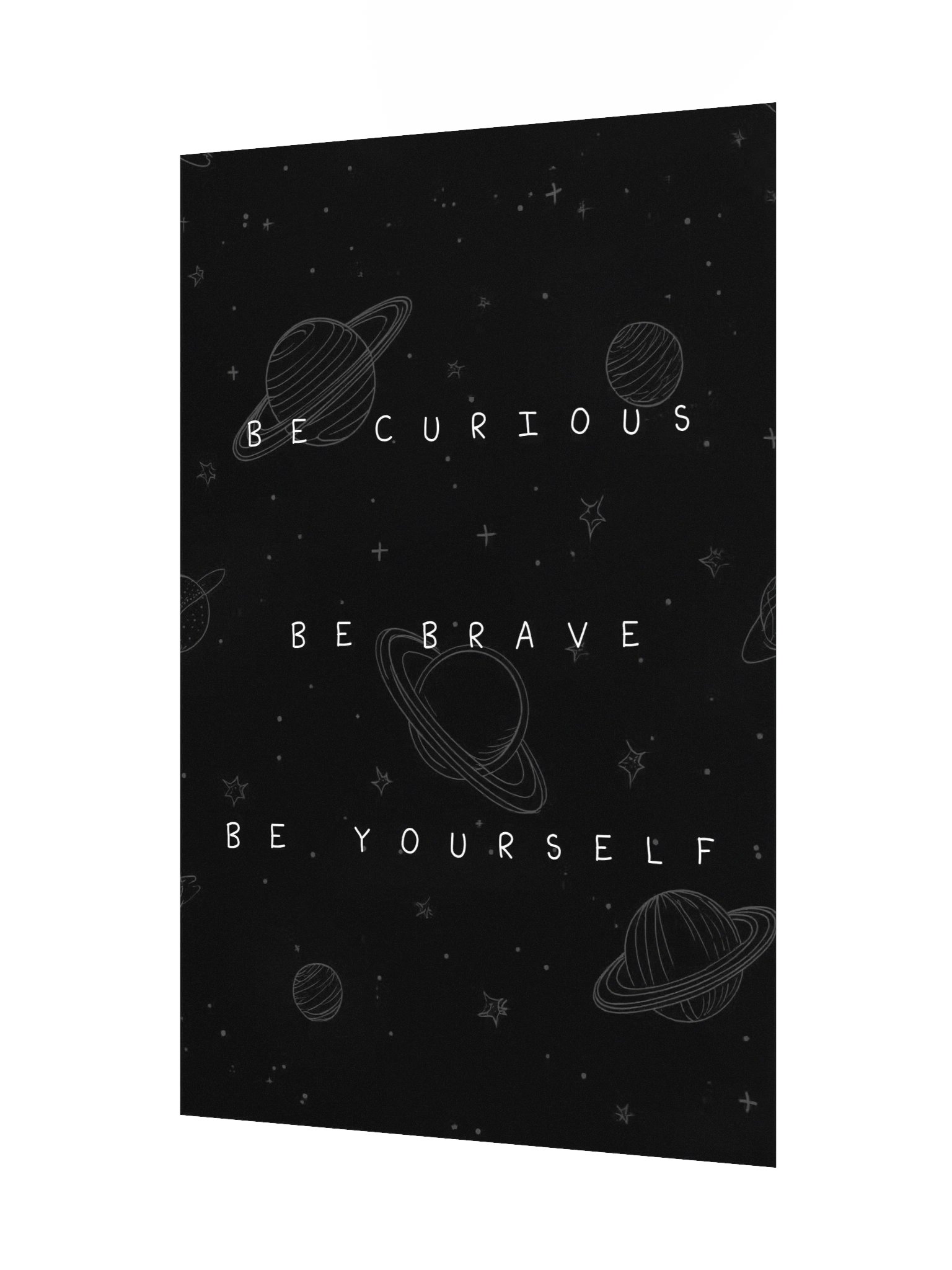 Be Curious Be Brave Be Yourself - Kids Poster product image (3)
