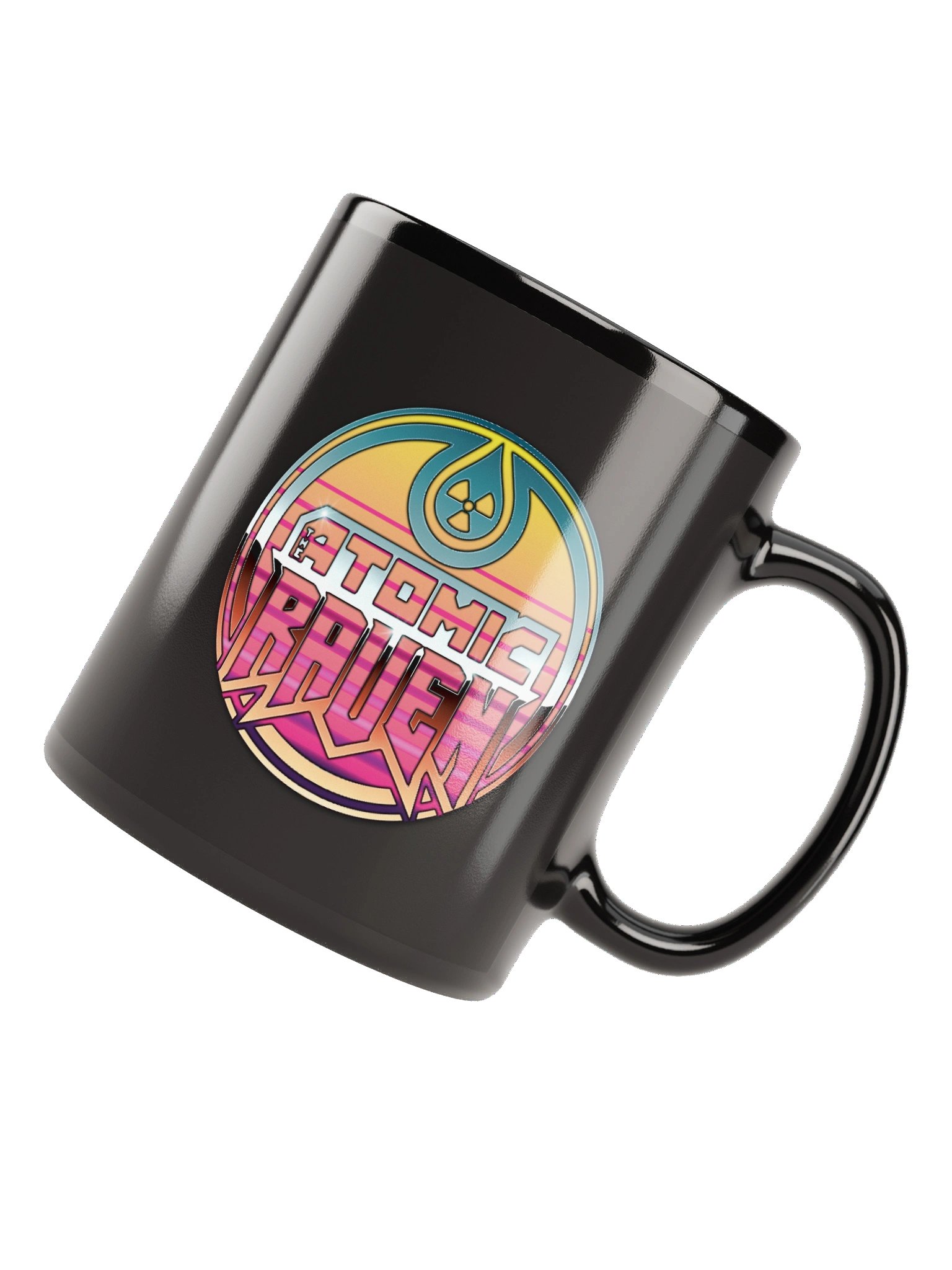 SynthRaven 80s Black Mug product image (6)