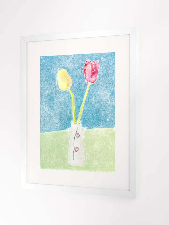 Two Tulips 03.08.12 print framed product image (2)