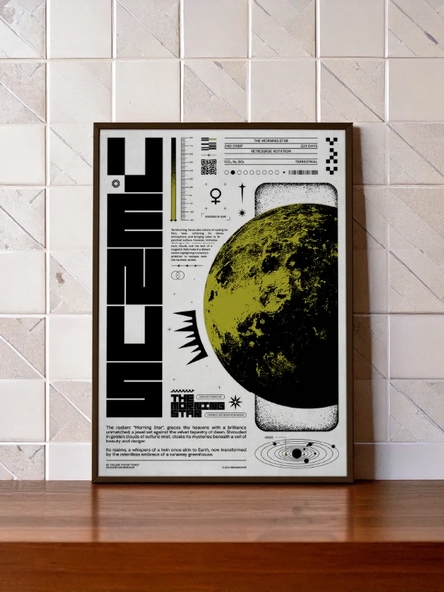 Dominion : Venus — Bold Brutalist Digital Print for Modern Interior product image (1)