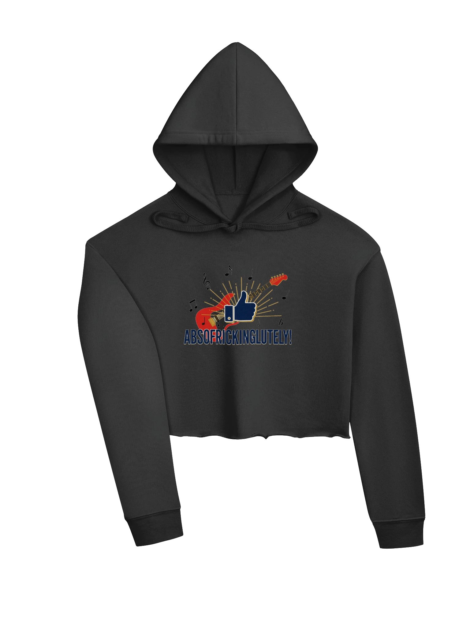 ABSOFRICKINGLUTELY Fleece Crop Hoodie product image (7)