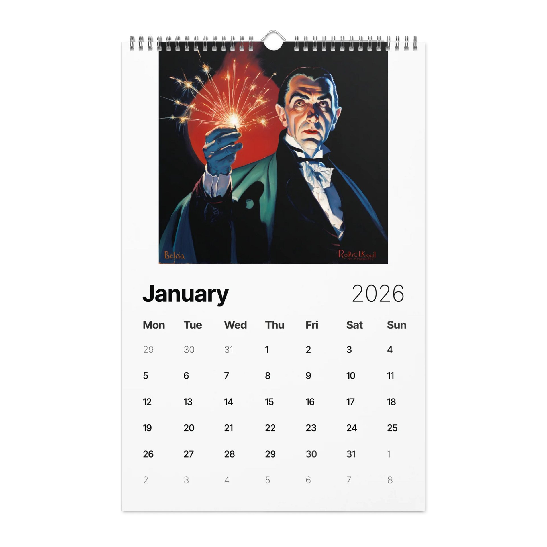 12 Universal American Holidays - 2026 Calendar product image (2)